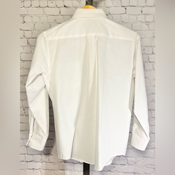 Hunt Club L/S Boy's Sz. 14 Wrinkle-Free Dress Shirt w/ Front Pocket. Cotton/Poly - Picture 2 of 12